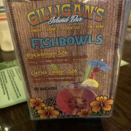 Fishbowl cocktails