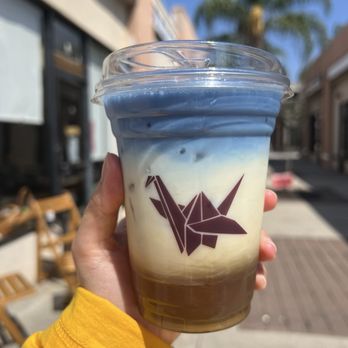 Leaflet Coffee House - The Blue Butterfly - Coffee & Tea Near Me - Monterey Park, California