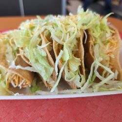 Tacos on Monday and Wednesdays are now $0.99 each. Sounds good to me and it's close to the house