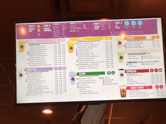 Menu photo 6 Kung Fu Tea Norfolk, VA