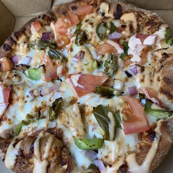 Refill Station - Fajita chicken pizza... you won't regret getting this one! - Food Trucks Near Me