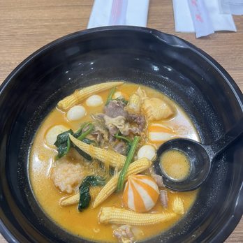 YGF Malatang - beef soup (mid spice) - Noodles Near Me - Milpitas, California YGF Malatang - beef soup (mid spice) - Noodles Near Me - Milpitas, California