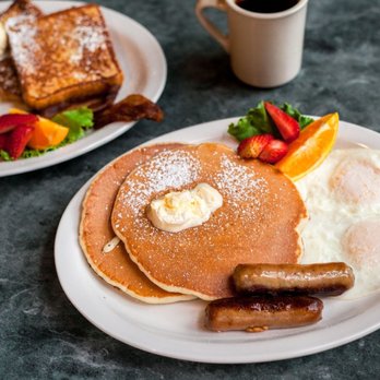 Costa's Restaurant - Pancakes Combo French Toast Combo - Greek Near Me - Seattle, Washington
