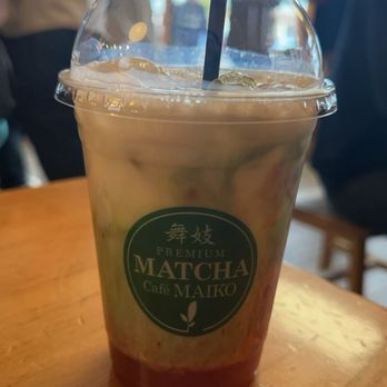 Matcha Cafe Maiko - Strawberry match made with almond milk - Ice Cream & Frozen Yogurt Near Me - Atlanta, Georgia Matcha Cafe Maiko - Strawberry match made with almond milk - Ice Cream & Frozen Yogurt Near Me - Atlanta, Georgia