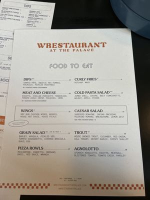Wrestaurant at the Palace by null