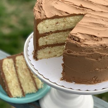 Casey's Home Bakes - Vanilla Cake with Chocolate Icing - Desserts Near Me - Hilliard, Ohio Casey's Home Bakes - Vanilla Cake with Chocolate Icing - Desserts Near Me - Hilliard, Ohio