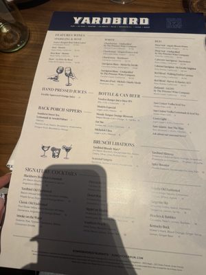 Menu photo 1 Yardbird Chicago, IL