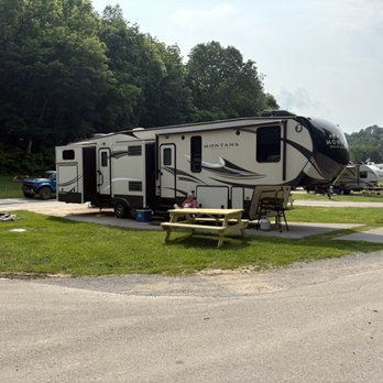Cummins Ferry - Pull thru site - RV Parks Near Me - Salvisa, Kentucky