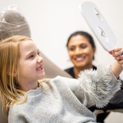 Park Dental - Putting a smile on the little ones makes Dr. Patel happy!