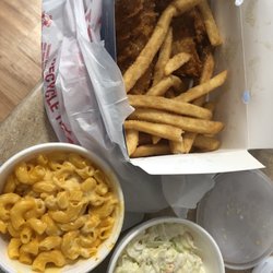 The Captain's Table - Cod, Coleslaw, Mac and Cheese, French Fries