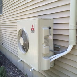 Maine Heating And Cooling - Mitsubishi ductless heat pump