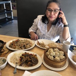 a woman talking on her cell phone