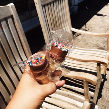 Sprinkles Ice Cream Shoppe - Adorable little chocolate covered marshmallow cones. .75 - Ice Cream & Frozen Yogurt Near Me - Elkins Park, Pennsylvania Sprinkles Ice Cream Shoppe - Adorable little chocolate covered marshmallow cones. .75 - Ice Cream & Frozen Yogurt Near Me - Elkins Park, Pennsylvania