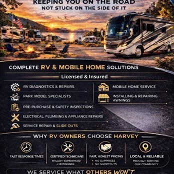 Harvey RV Services - RV Repair Near Me - Summerfield, Florida Harvey RV Services - RV Repair Near Me - Summerfield, Florida