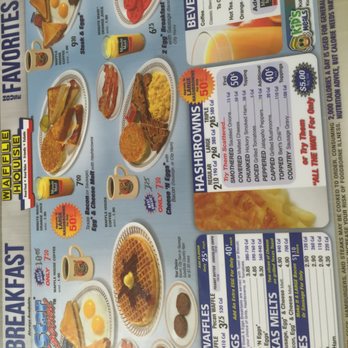 Waffle House - breakfast menu - American Near Me - Jasper, Georgia