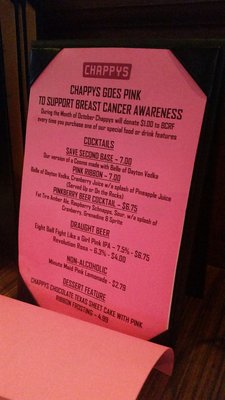 Menu photo 8 Chappys Social House Washington Township, OH