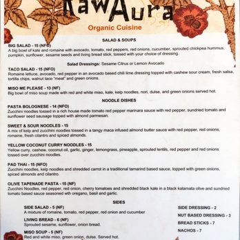 Raw Aura - Menu - Vegan Near Me - Mississauga, Ontario Raw Aura - Menu - Vegan Near Me - Mississauga, Ontario
