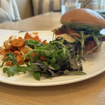 Rainbird - Brioche breakfast sandwich with bacon - New American Near Me - Merced, California