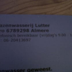 Glazenwasserij Lutter