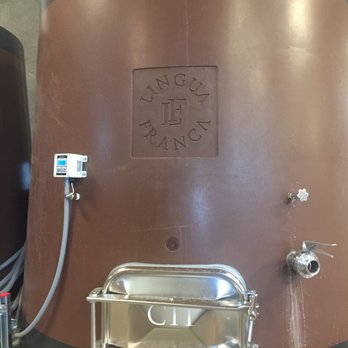 Lingua Franca - Cement fermenting tank - Wineries Near Me - Salem, Oregon