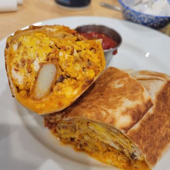 L Street Kitchen - Chorizo breakfast burrito - American Near Me - South Bend, Indiana