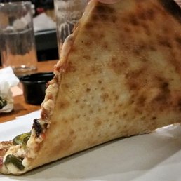 A very crispy edge with a pliable center. A very crispy edge with a pliable center.