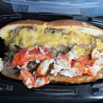 The Rex Burger & Lobster - Lobster cheesesteak - American Near Me - Mineola, New York The Rex Burger & Lobster - Lobster cheesesteak - American Near Me - Mineola, New York
