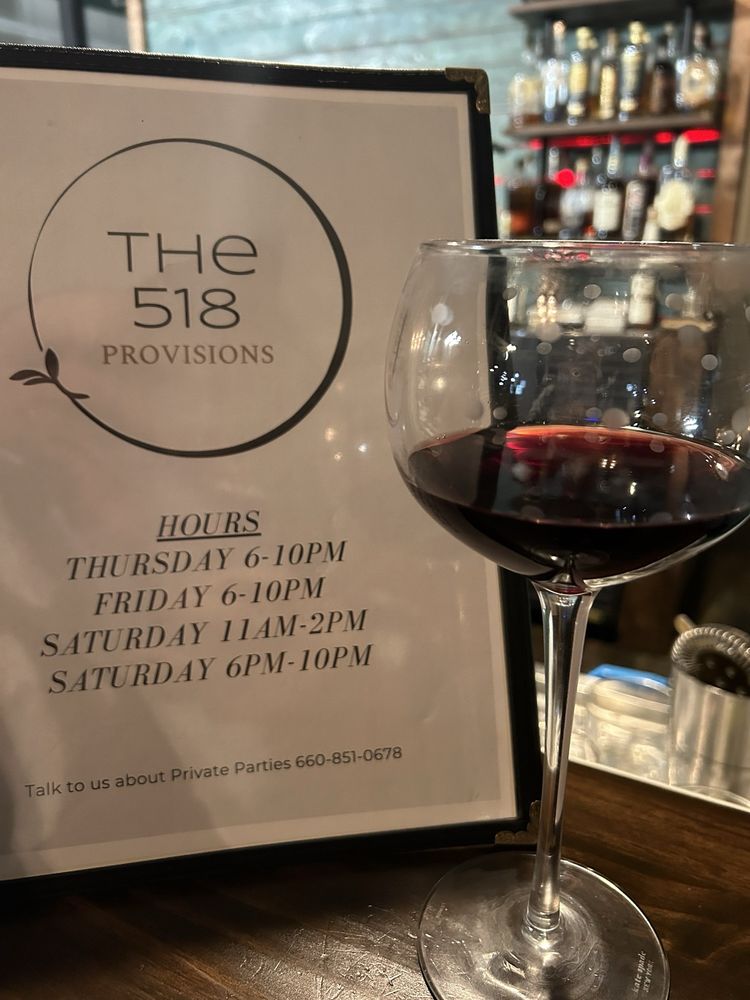 THE 518 PROVISIONS Updated October 2024 520 S Ohio Ave, Sedalia