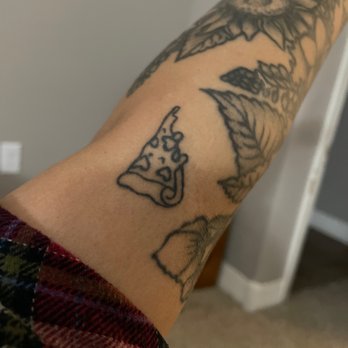 BlackGold Tattoo Co - The best pizza tattoo ever!! - Tattoo Near Me - Prescott, Arizona
