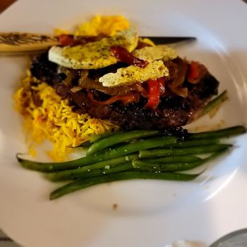 The CD Cafe - Sangria seared NY Strip steak - New American Near Me - Solomons, Maryland