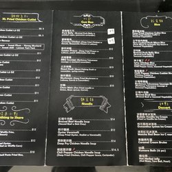 Fryday - Menu
