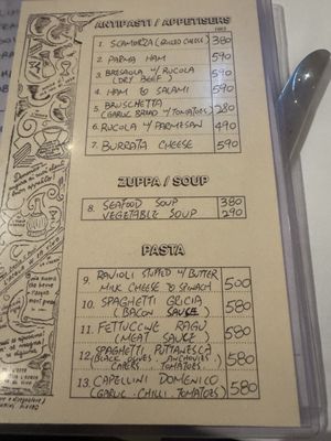 Menu photo 2 Da Domenico Hong Kong, HK Menu photo 2 Da Domenico Hong Kong, HK