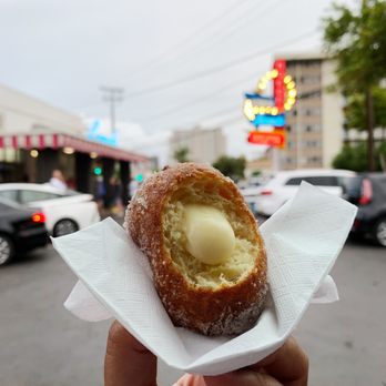 Leonard's Bakery - Macadamia filled malasada - Bakeries Near Me - Honolulu, Hawaii