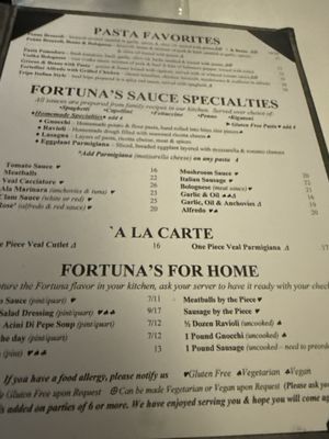Menu photo 4 Fortuna’s Restaurant & Banquets Niagara Falls, NY Menu photo 4 Fortuna’s Restaurant & Banquets Niagara Falls, NY
