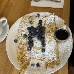Fresh Blueberry crepes - delicious! Fresh Blueberry crepes - delicious!