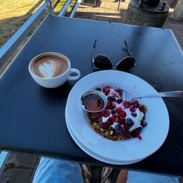 The granola and yogurt was so delicious!