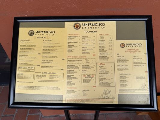 Menu photo 3 San Francisco Brewing San Francisco, CA