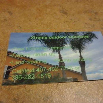 Xtreme Outdoor Solutions - business card - Lawn Services Near Me - Sanford, Florida Xtreme Outdoor Solutions - business card - Lawn Services Near Me - Sanford, Florida