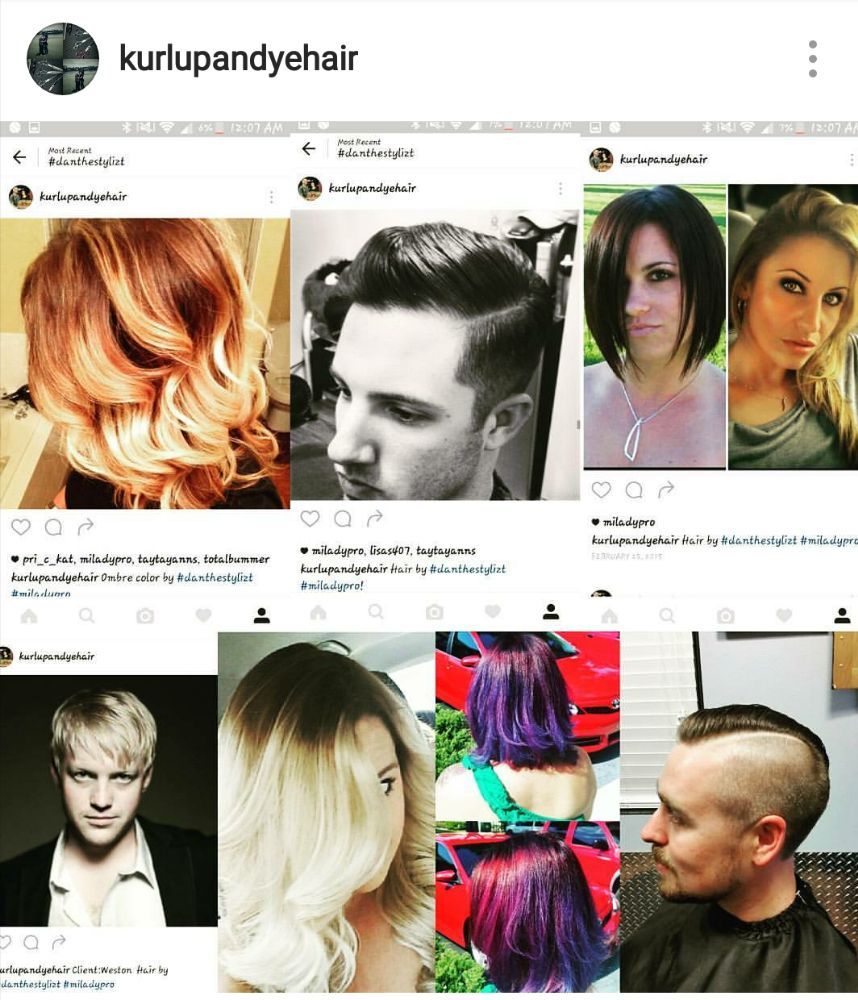 Kurl Up & Dye Hair Designz Logo