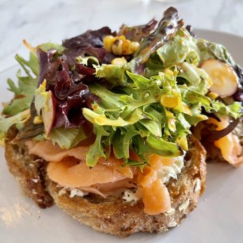 Goodfolks - Hickory Smoked Salmon Toast - Comfort Food Near Me - Georgetown, Texas Goodfolks - Hickory Smoked Salmon Toast - Comfort Food Near Me - Georgetown, Texas