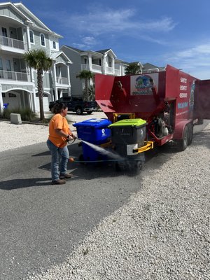 Trash Bin Cleaning - We clean, disinfect, and deodorize your trash bin. Our EPPA-approved filtering system captures and cleans dirty water. We kill 99.999% of germs and bacteria. We offer monthly, quarterly, or one-time services. Trash Bin Cleaning - We clean, disinfect, and deodorize your trash bin. Our EPPA-approved filtering system captures and cleans dirty water. We kill 99.999% of germs and bacteria. We offer monthly, quarterly, or one-time services.