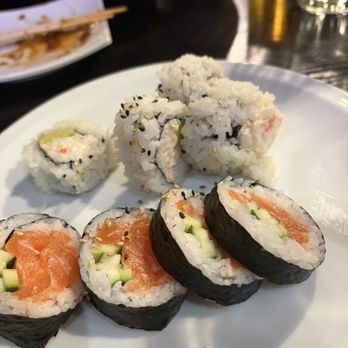 Sushi Yu - Salmon and California rolls - Japanese Near Me - Alhambra, California