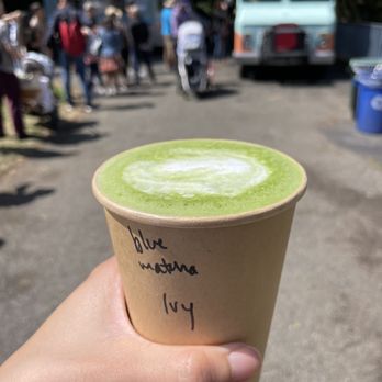 Flower Piano - Blueberry roobois matcha from the California Kahve food truck - Performing Arts Near Me - San Francisco, California Flower Piano - Blueberry roobois matcha from the California Kahve food truck - Performing Arts Near Me - San Francisco, California