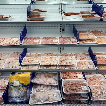 Zion Market - a display of meat in plastic containers - Grocery Near Me - Duluth, Georgia Zion Market - a display of meat in plastic containers - Grocery Near Me - Duluth, Georgia