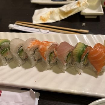 Tomoyama Sushi - Rainbow roll - Sushi Bars Near Me - Carlsbad, California Tomoyama Sushi - Rainbow roll - Sushi Bars Near Me - Carlsbad, California