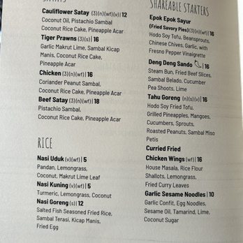 SanDai - Menu - Indonesian Near Me - Walnut Creek, California