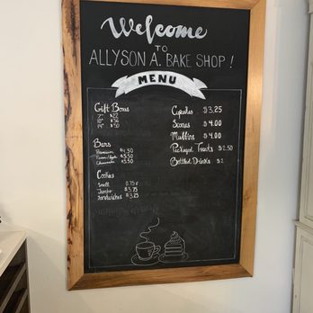Allyson A Bake Shop - Menu - Bakeries Near Me - Mount Dora, Florida