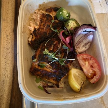 Mazra - Grilled Salmon Plate - Middle Eastern Near Me - San Bruno, California Mazra - Grilled Salmon Plate - Middle Eastern Near Me - San Bruno, California