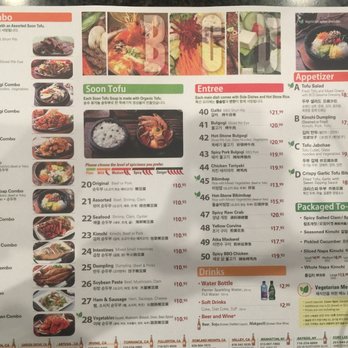 BCD Tofu House - Menu - Korean Near Me - Irvine, California