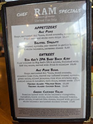 Menu photo 4 Ram Restaurant & Brewhouse Lake Stevens, WA